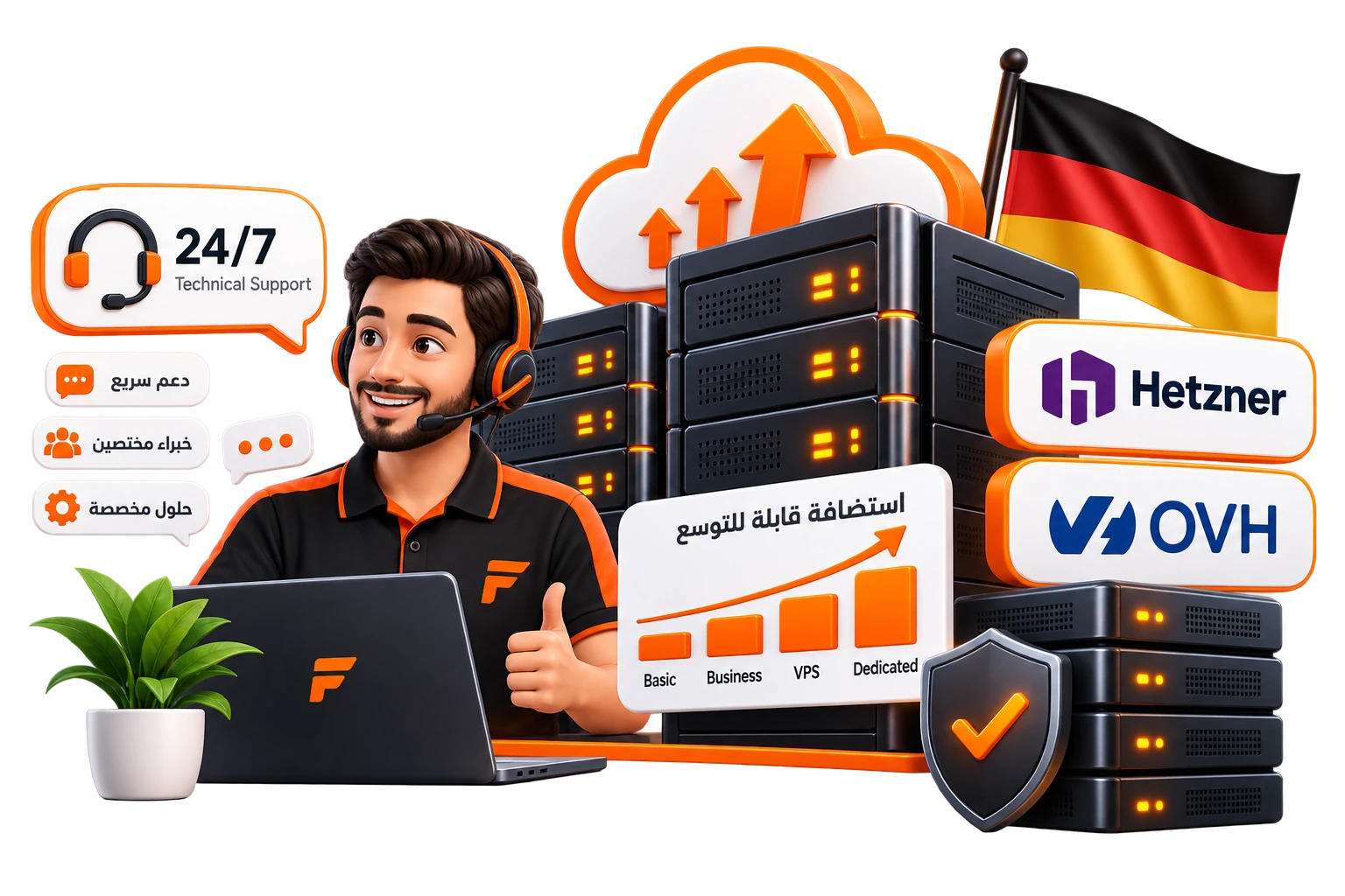 باقات استضافة المواقع